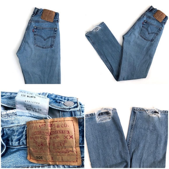 🚫SOLD🚫Vintage 501 Levi’s Jeans size 27/26 - Picture 4 of 5